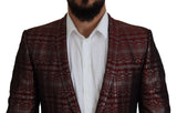 Dolce & Gabbana Bordeaux Fantasy Slim Fit Two-Piece Suit