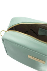 Baldinini Trend Green Leather Women Shoulder Bag