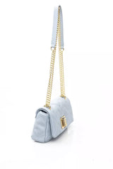 Baldinini Trend Light Blue Polyethylene Women Shoulder Bag