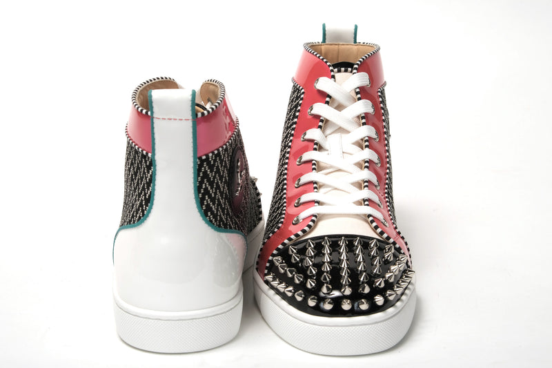 Christian Louboutin Multicolor Version Lou Spikes Orlato Flat Shoes