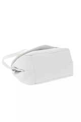 Baldinini Trend White Leather Women Crossbody Bag