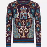 Dolce & Gabbana Elegant Cashmere Emblem Sweater