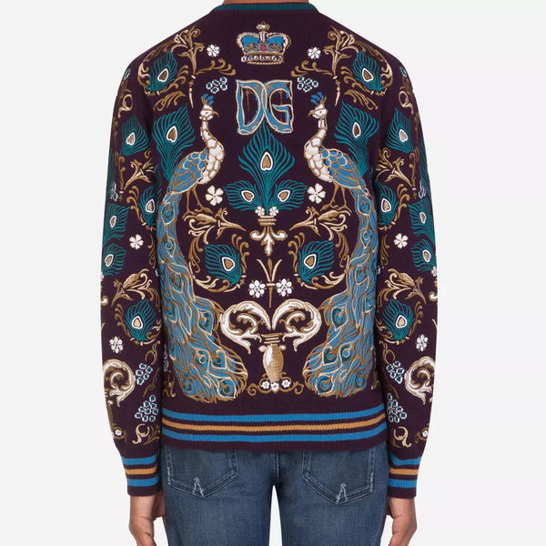 Dolce & Gabbana Elegant Cashmere Emblem Sweater