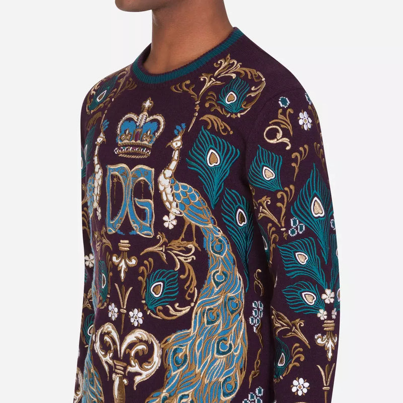 Dolce & Gabbana Elegant Cashmere Emblem Sweater