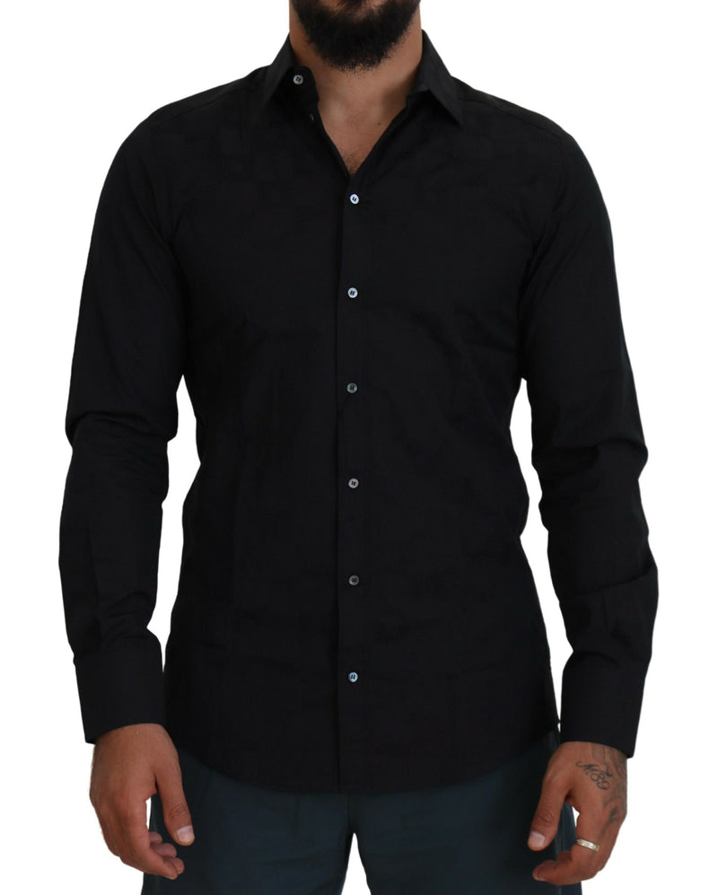 Dolce & Gabbana Elegant Slim Fit Martini Dress Shirt