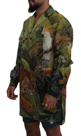 Dolce & Gabbana Exotic Jungle Print Casual Shirt