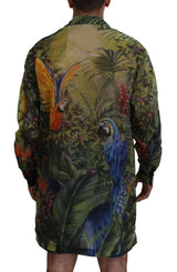 Dolce & Gabbana Exotic Jungle Print Casual Shirt