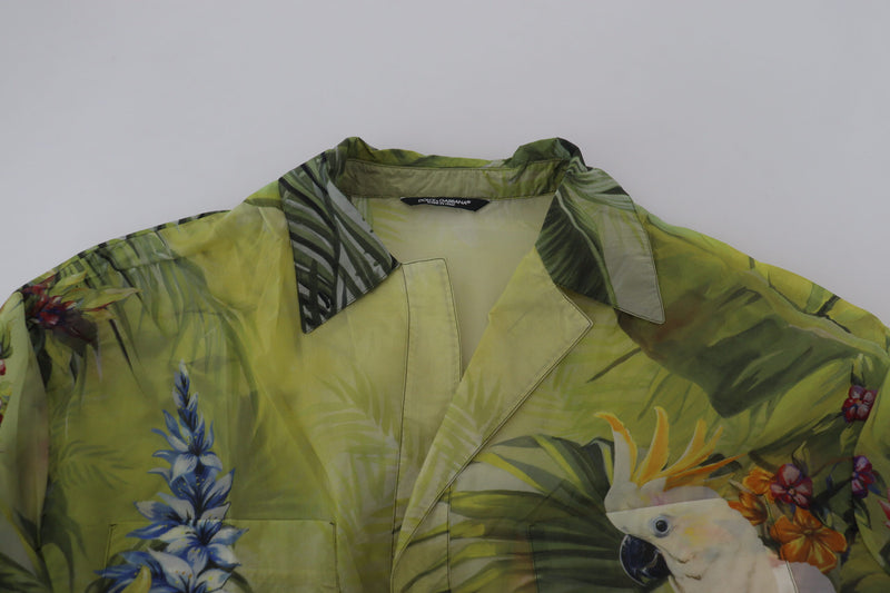 Dolce & Gabbana Exotic Jungle Print Casual Shirt