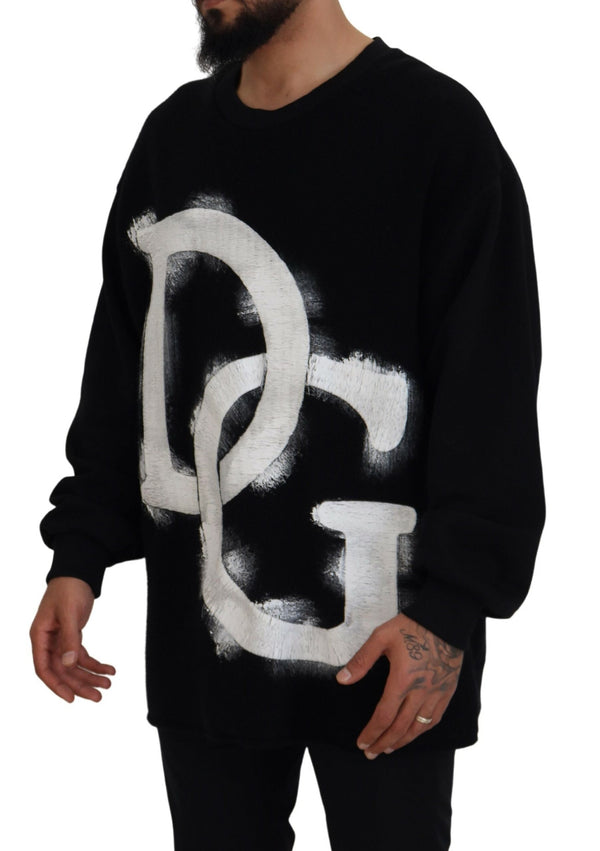 Dolce & Gabbana Elegant Black Pullover Sweater