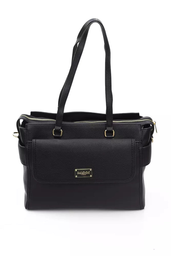 Baldinini Trend Black Polyethylene Women Handbag