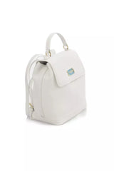 Baldinini Trend White Polyethylene Women Backpack