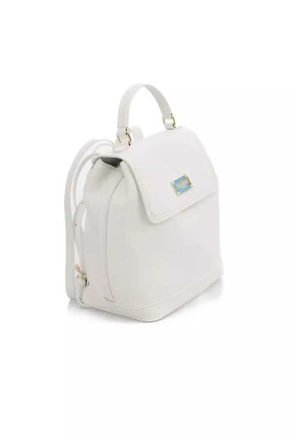 Baldinini Trend White Polyethylene Women Backpack