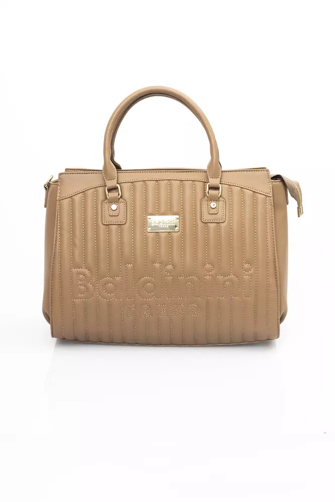 Baldinini Trend Beige Polyethylene Women Handbag