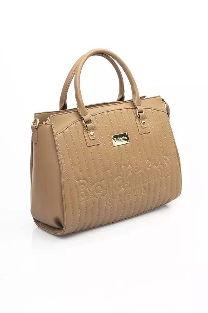 Baldinini Trend Beige Polyethylene Women Handbag