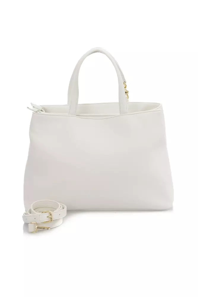 Baldinini Trend White Polyethylene Women Handbag