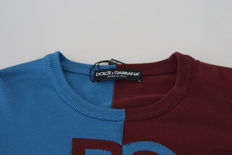 Dolce & Gabbana Elegant Multicolor Lace Pullover Sweater