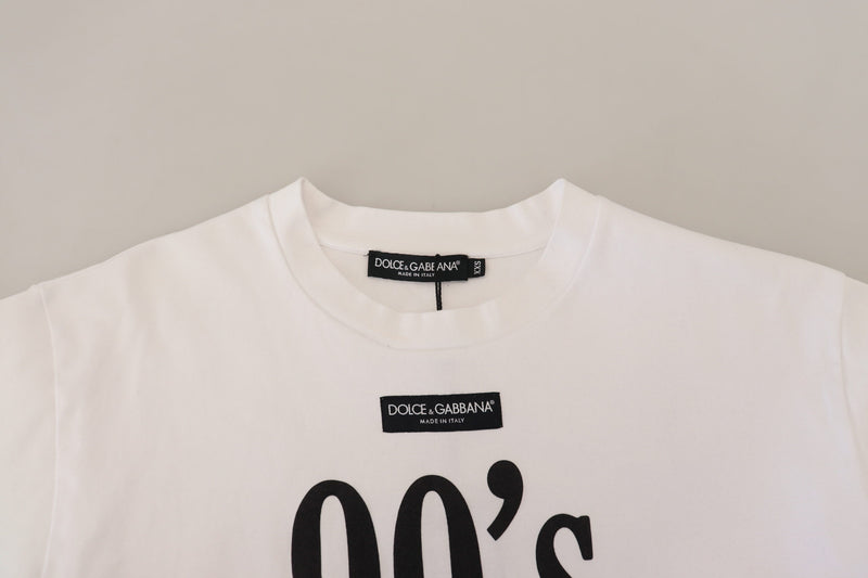 Dolce & Gabbana Elegant White Cotton Casual Tee