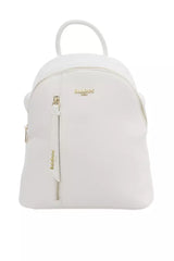 Baldinini Trend White Polyethylene Women Backpack