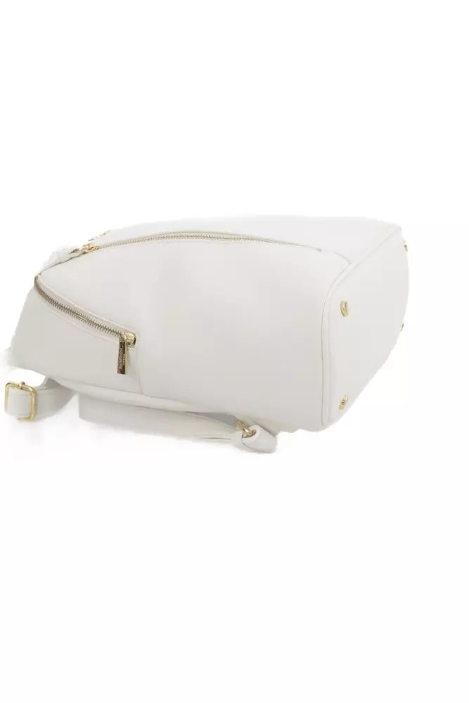 Baldinini Trend White Polyethylene Women Backpack