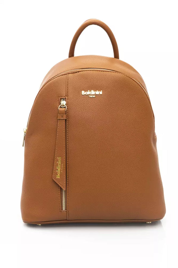 Baldinini Trend Brown Polyethylene Women Backpack