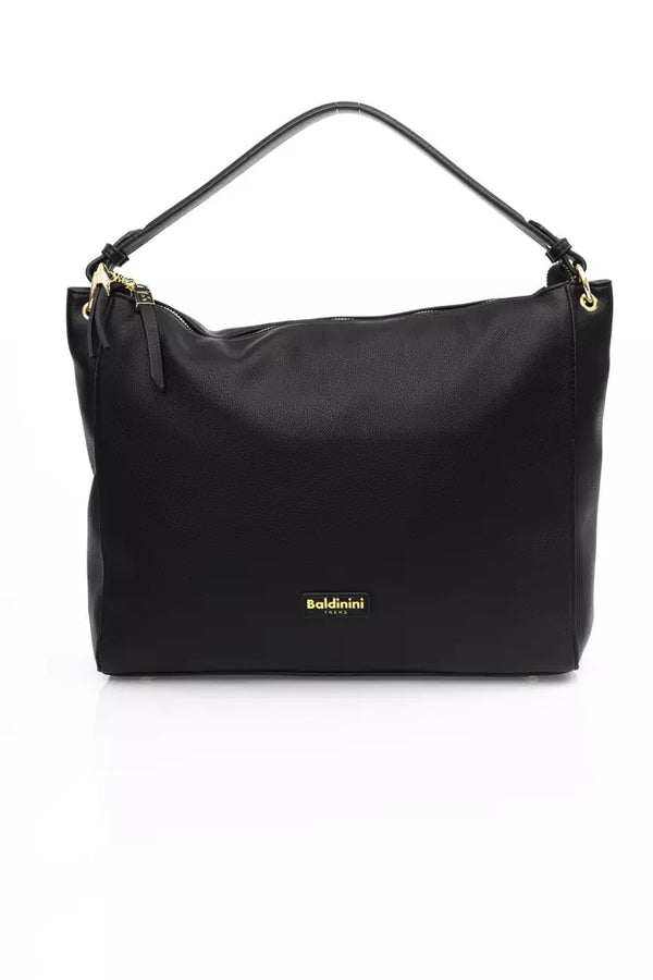 Baldinini Trend "Black Polyethylene Women Shoulder Bag"