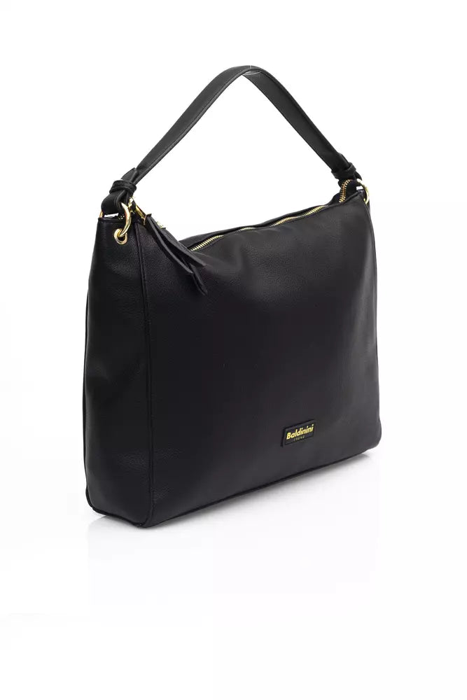 Baldinini Trend "Black Polyethylene Women Shoulder Bag"