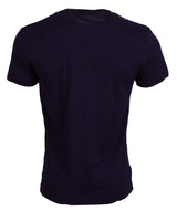 Dolce & Gabbana Elegant Purple Cotton T-Shirt