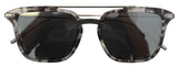 Dolce & Gabbana Stunning Grey Acetate Sunglasses