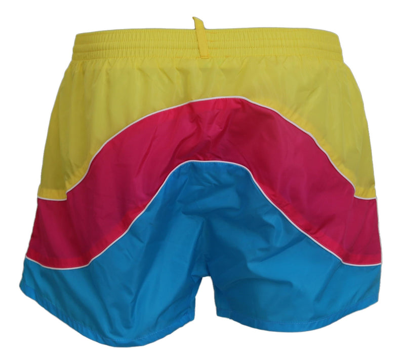 Dsquared² Exclusive Multicolor Swim Shorts Boxer