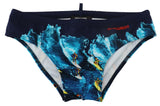 Dsquared² Exclusive Multicolor Graphic Swim Briefs