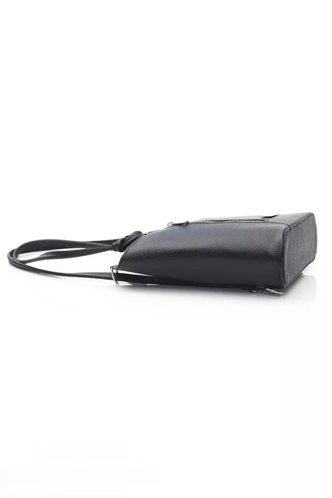 Baldinini Trend Black Leather Women Shoulder Bag