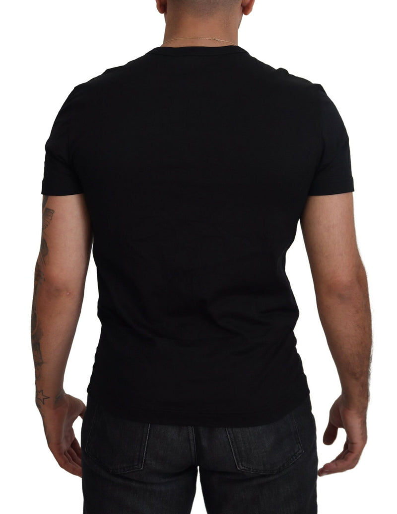 Dolce & Gabbana Elegant Crew Neck Cotton Tee