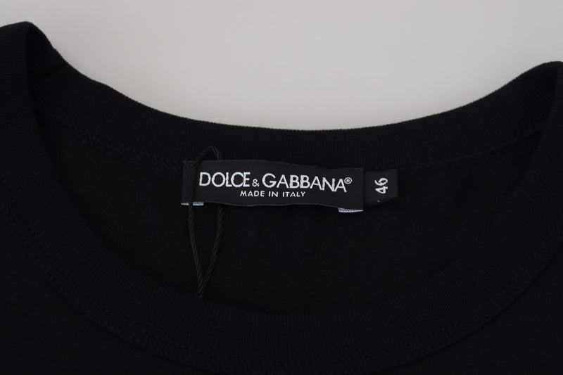 Dolce & Gabbana Elegant Crew Neck Cotton Tee