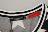 Dolce & Gabbana Italian Designer Crew Neck Star Print Tee