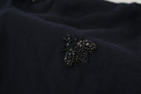 Dolce & Gabbana Elegant Black Cashmere Pullover Sweater