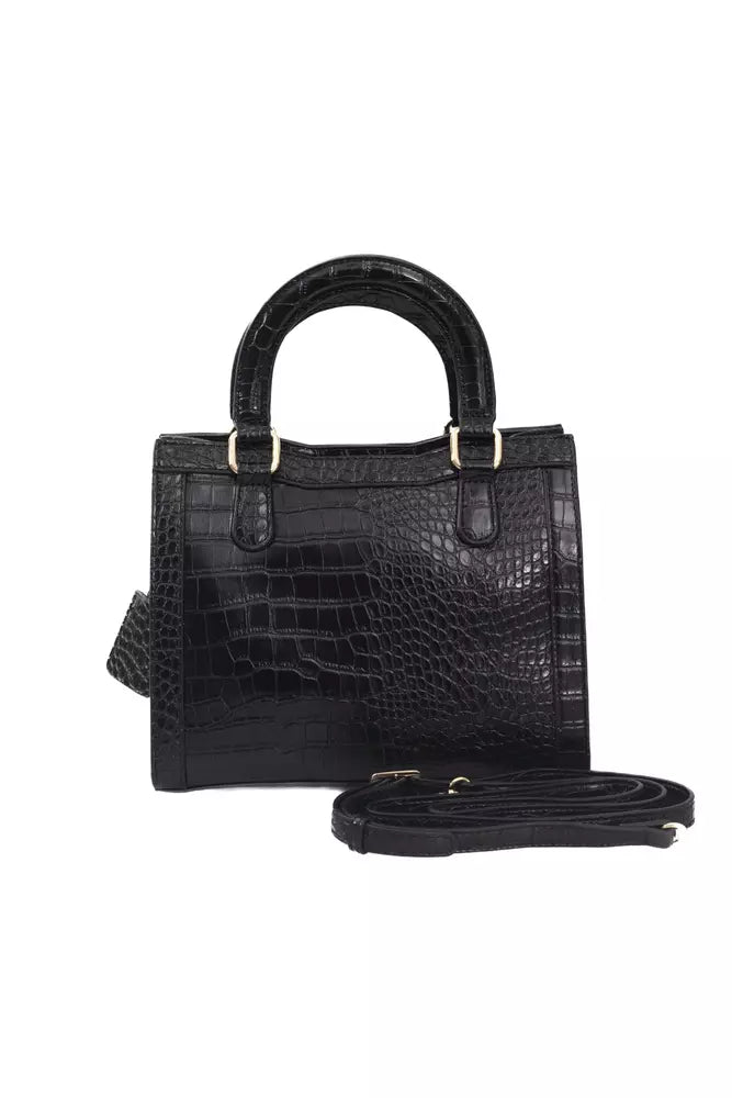 Baldinini Trend Black Polyurethane Women Crossbody Bag