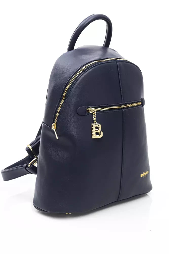 Baldinini Trend Blue Polyethylene Women Backpack