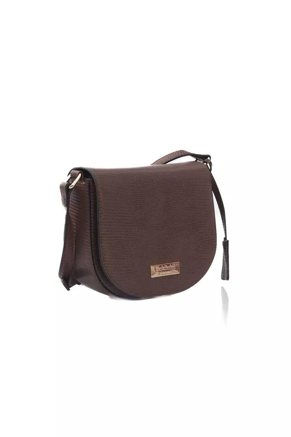 Baldinini Trend Brown Polyuretane Women Crossbody Bag