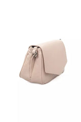 Baldinini Trend Pink Leather Women Shoulder Bag