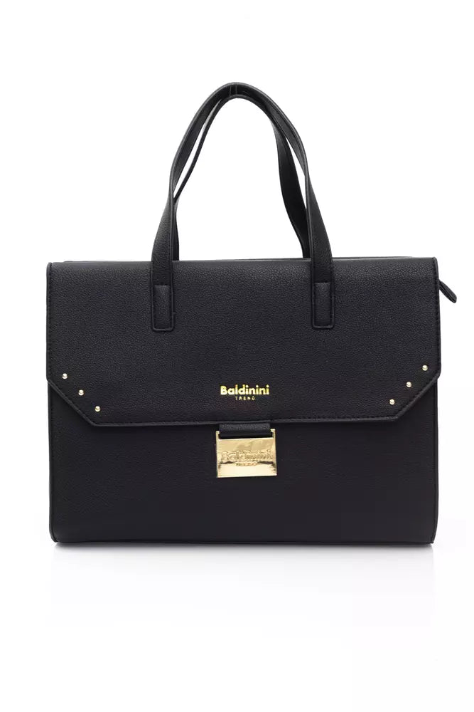 Baldinini Trend Black Polyethylene Women Handbag