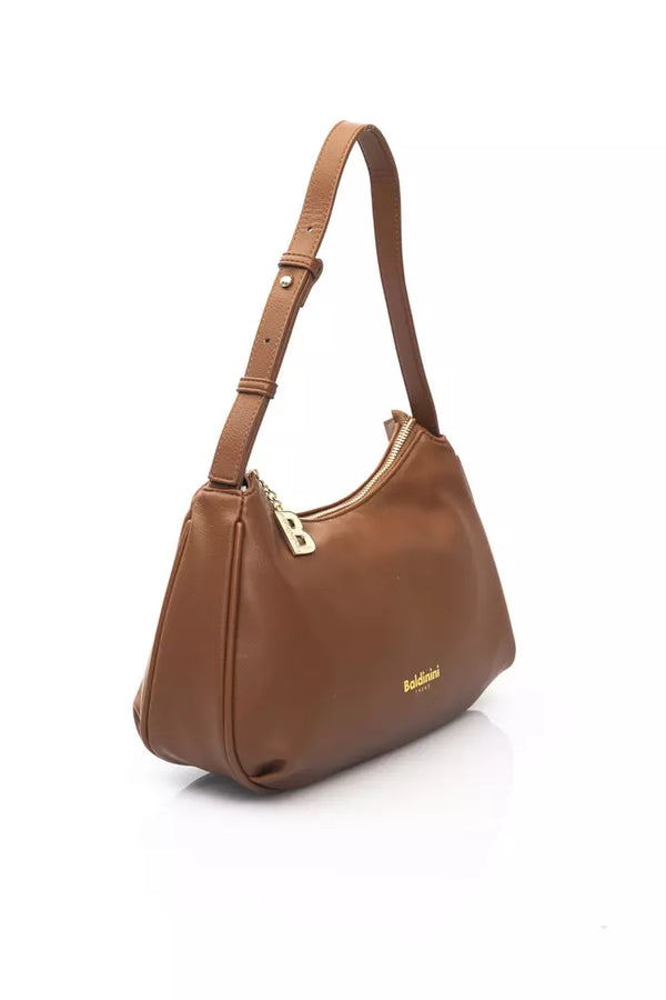 Baldinini Trend Brown Polyethylene Women Shoulder Bag