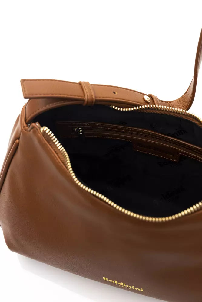 Baldinini Trend Brown Polyethylene Women Shoulder Bag