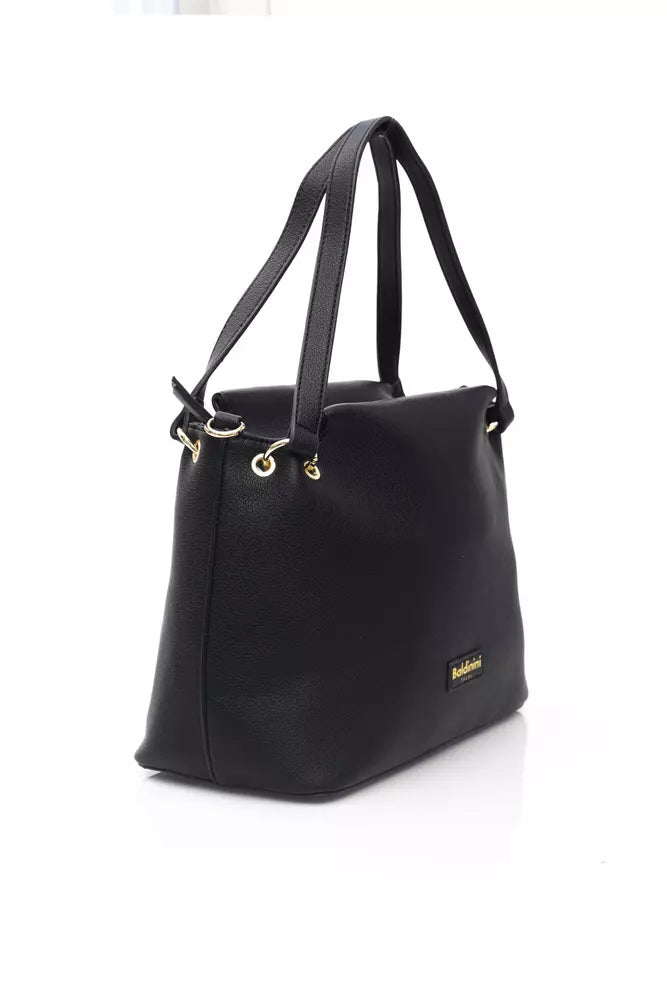 Baldinini Trend Black Polyethylene Women Shoulder Bag