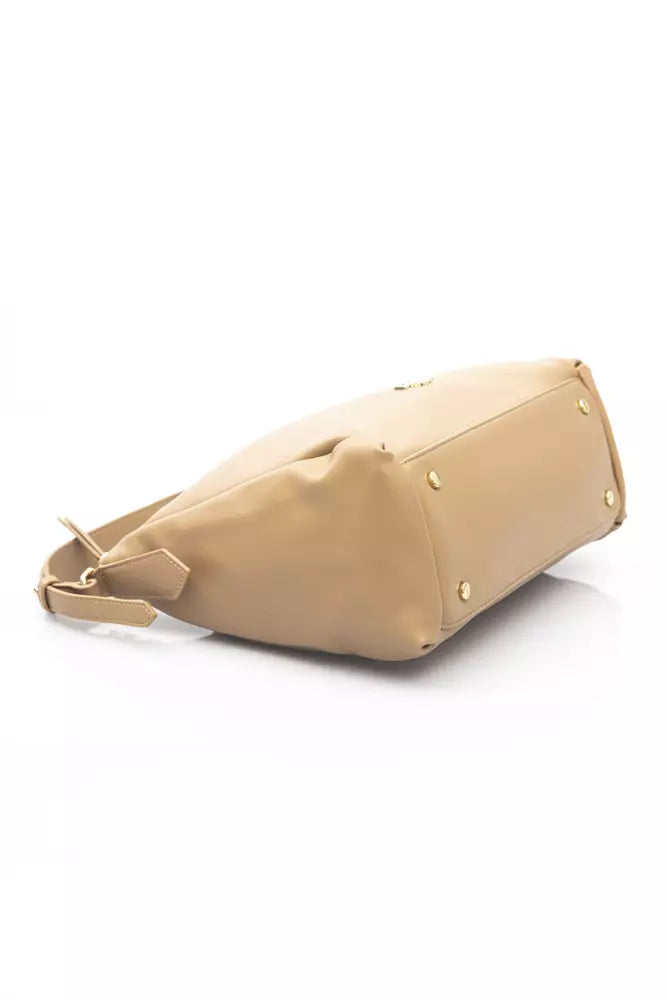 Baldinini Trend Beige Polyethylene Women Handbag