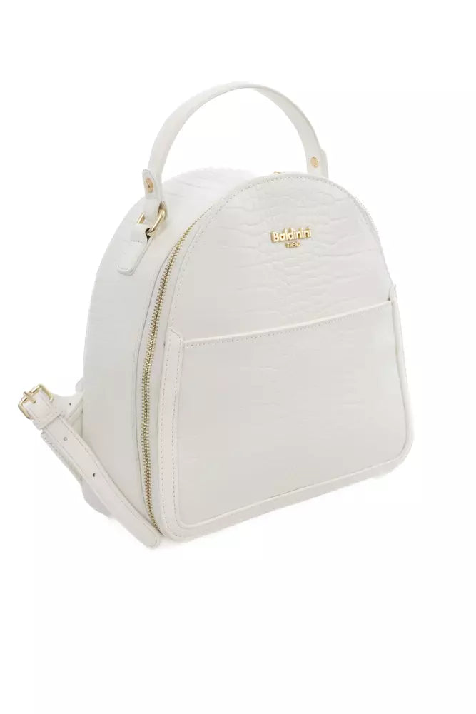 Baldinini Trend White Polyethylene Women Shoulder Bag