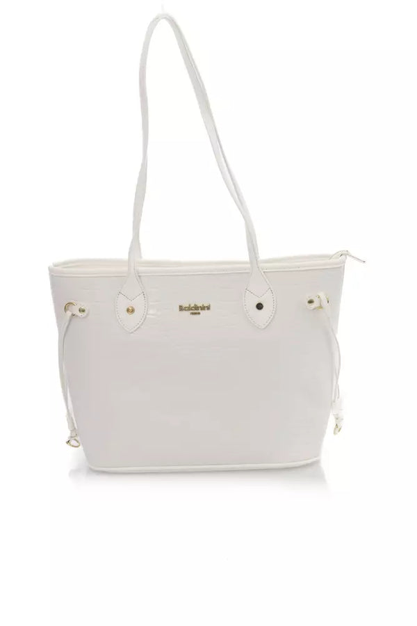 Baldinini Trend White Polyethylene Women Shoulder Bag