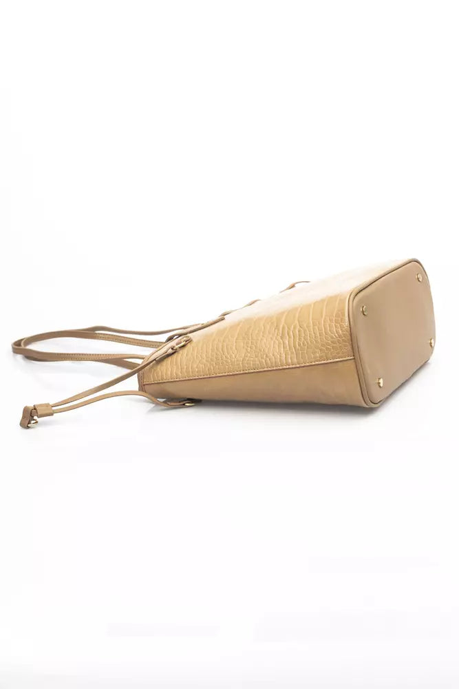 Baldinini Trend Beige Polyethylene Women Shoulder Bag