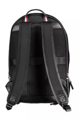 Tommy Hilfiger Black Polyethylene Men Backpack