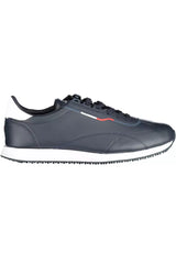 Tommy Hilfiger Eco-Conscious Blue Sneaker with Contrasting Details