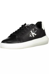 Calvin Klein Eco-Conscious Black Sneakers with Logo Accent